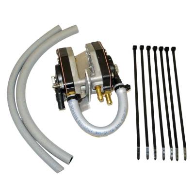 Rareelectrical - Premix Fuel Pump No Vro Compatible With 1984-1990 Johnson Evinrude 200Hp 235Hp V6 3.500" Cross Flow