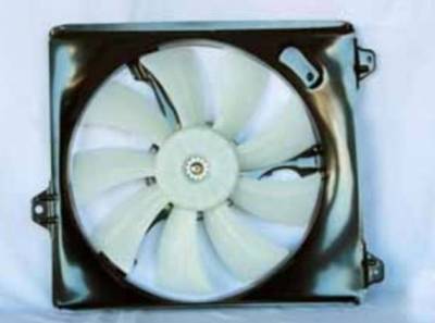 Rareelectrical - New Ac Condenser Fan Assembly Compatible With Toyota 1999 Camry 3.0L V6 2995Cc 16711-0A140
