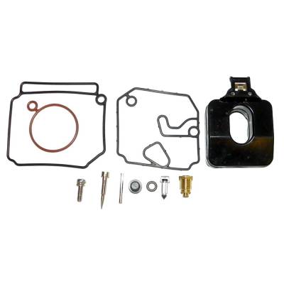 Rareelectrical - Marine Carb Repair Kit Compatible With 1989-2009 Yamaha Mercury Outboard 40Hp 50Hp 3-Cylinder