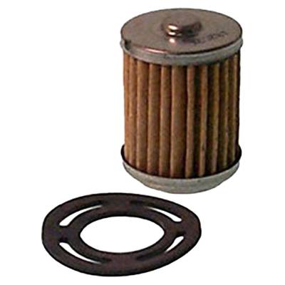 Rareelectrical - Inline Fuel Filter 3/8 Inch Compatible With 1976-1998 Johnson Evinrude Omc Brp 25-235Hp 2-Stroke