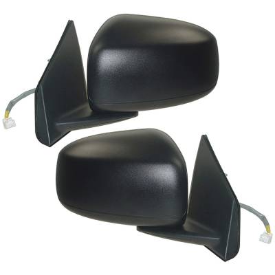 Rareelectrical - OEM Grade Left Driver & Right Passenger Side Door Mirror Compatible With 2015-2016 Mitsubishi Lancer