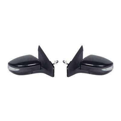 Rareelectrical - Left Driver & Right Passenger Side Door Mirror Compatible With 2013-2015 Nissan Sentra Power Manual