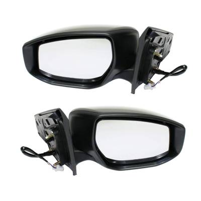 Rareelectrical - New Left Driver & Right Passenger Side Door Mirror Compatible With 2013 Nissan Sentra Power Manual