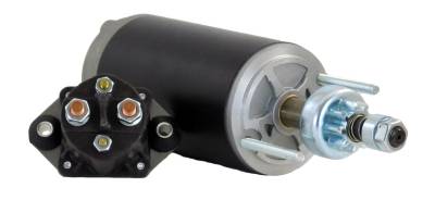 Rareelectrical - 12 Volt Starter With Solenoid Compatible With 1977-1984 Chrysler Marine 115 120 125 Hp Force 120Ld9