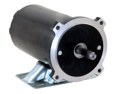 Rareelectrical - Pot Puller Motor 12V Dc 1/2 Hp Bi-Rotational Compatible With Leeson Canimex Scott 1800 Rpm Keyed