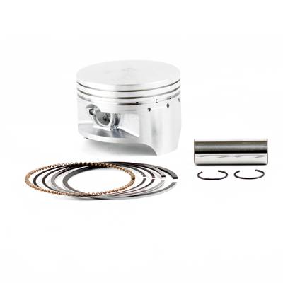 Rareelectrical - Piston Kit 1.00Mm Over 67Mm Bore Compatible With 1985-2014 Suzuki Lt-F250 Quadrunner Ozark Lt-Z250