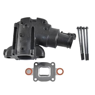 Rareelectrical - Dry Joint Exhaust Riser Elbow 4" Compatible With 2004+ Mercruiser V6 V8 Gm 4.3L 5.0L 5.7L 6.2L Mpi