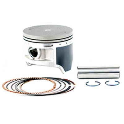Rareelectrical - Engine Piston Kit Compatible With 1988-2004 Kawasaki Bayou 300 / Lakota 300 / Prairie 300 77Mm Bore