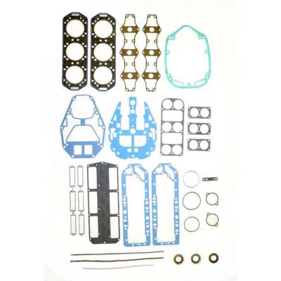 Rareelectrical - Complete Gasket Kit Compatible With 1979-1988 Mercury V6 2.4L 150-225Hp 3.375" Bore Early Vertical