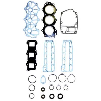 Rareelectrical - Powerhead Gasket Kit Compatible With 1987-2002 Yamaha 25Hp 30Hp 3-Cyl 2.373" Bore 2-Stroke Outboard