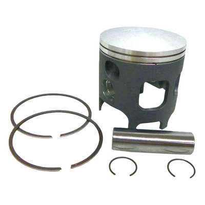 Rareelectrical - Piston Kit Compatible With 1987-2006 Yamaha Banshee 350 Yfz350 347Cc 2-Stroke 68Mm +4Mm Big Bore