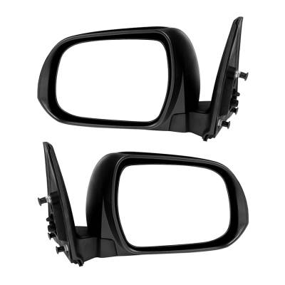 Rareelectrical - Left Driver & Right Passenger Side Door Mirror Compatible With 2010-2013 Toyota 4Runner Power