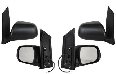 Rareelectrical - New Door Mirror Pair Compatible With Toyota 11-13 Sienna Power W/O Heat To1320268 Ty132er To1321268