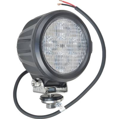 Rareelectrical - 40W Round Led Flood Work Light 3000 Lumens 12-24Vdc Pure White 6000K Waterproof Ip67 Durable