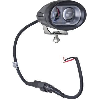 Rareelectrical - Blue Led Forklift Pedestrian Safety Spot Light 10W 300 Lumens Multi-Voltage 12-60Vdc Ip67 Waterproof