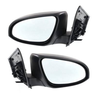 Rareelectrical - New Left Driver & Right Passenger Side Door Mirror Fits 2014-2019 Toyota Corolla Power Manual
