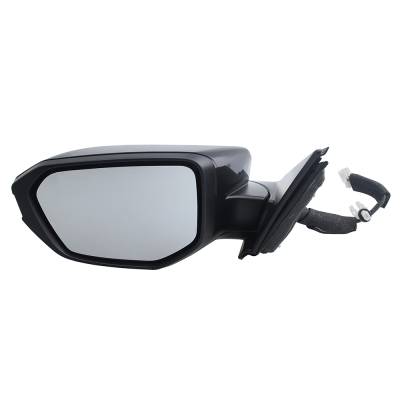 Rareelectrical - New Left Driver Side Door Mirror Compatible With 2017-2021 Honda Civic Power Heated Manual Folding
