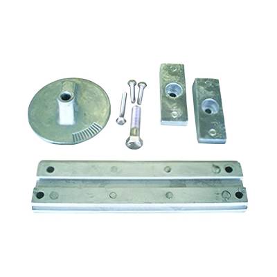Rareelectrical - Aluminum Anode Kit Compatible With Mercury Verado 200Hp Sterndrive Saltwater/Brackish Galvanic