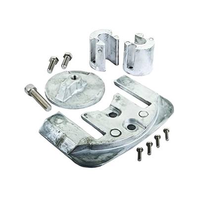 Rareelectrical - Aluminum Anode Kit Compatible With Mercruiser Bravo Ii/Iii Sterndrive Saltwater/Brackish Galvanic