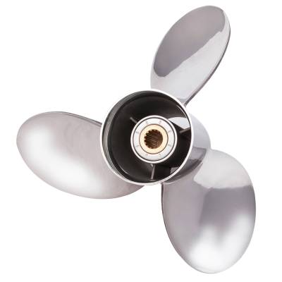 Rareelectrical - 16X17 Stainless Steel Lh Propeller Compatible With 2003-2021 Df150 Df175 Df200 Df225 Df250 4-3/4