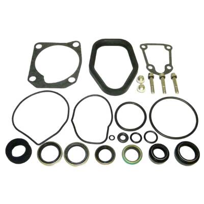 Rareelectrical - Marine Gearcase Seal Kit Compatible With 1975-1988 Johnson Evinrude 35-75Hp 2-Cyl / 3-Cyl 2-Stroke