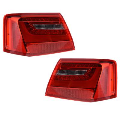 Rareelectrical - New OEM Valeo Outer Tail Light Pair Compatible With Audi A6 Quattro 13 4G5945095b Au2804114