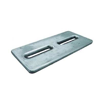 Rareelectrical - Hull Plate Zinc Anode Compatible With Inboard I/O Sailboat Powerboat Aluminum Fiberglass Hull