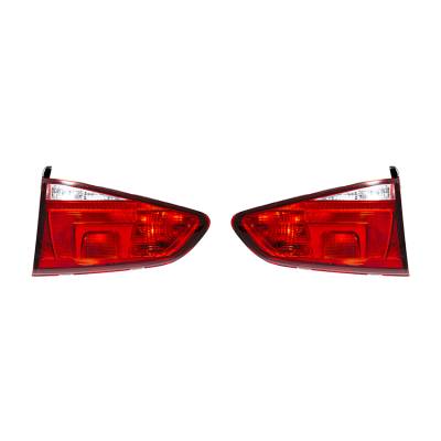 Rareelectrical - New OEM Valeo Pair Of Inner Tail Lights Compatible With Volkswagen Golf 2015-16 44942 5Gm945093b