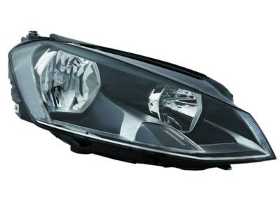 Rareelectrical - Volkswagen Golf Tdi Right Passenger Side Headlight Assembly Compatible With 2015 S Se Sel 2.0L Tdi