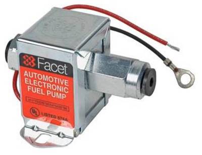 Rareelectrical - New 12V Facet Solid State Fuel Pump Compatible With 9-11.5Psi All Carbureted Engines Facet 40257