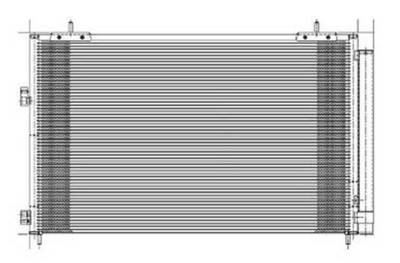 Rareelectrical - New A/C Condenser Compatible With 2013-2018 Toyota Rav4 2.5L L4 To303025 88460-42110 8846042110