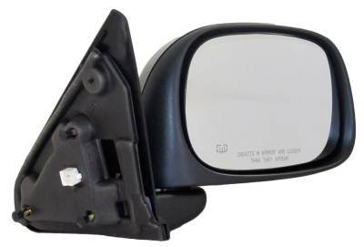 Rareelectrical - New Replacement Right Passenger Side Door Mirror Compatible With Power Heated Ch1321215 Ch1321306