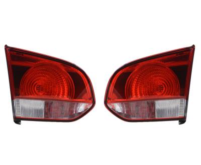 Rareelectrical - New OEM Valeo Inner Tail Light Pair Compatible With Volkswagen Golf 2010-14 Vw2803105 Vw2802105