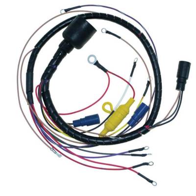Rareelectrical - Wiring Harness 1986-1987 Compatible With Johnson Evinrude 150Hp Tl Tx St 155Hp Comm 175Hp V6 Cross