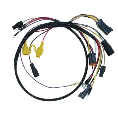 Rareelectrical - Engine Wiring Harness 1996-1998 Compatible With Johnson/Evinrude 80-115Hp 4-Cyl Cross Flow 3.500"