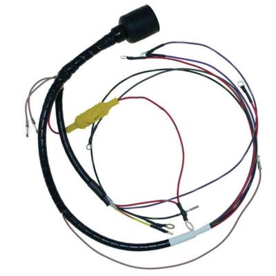 Rareelectrical - 1985-1987 Engine Wiring Harness Compatible With Johnson Evinrude 4-Cyl Cross Flow 88-115Hp 3.500"
