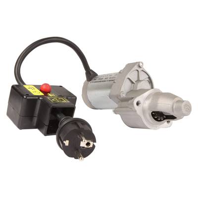 Rareelectrical - 230V Ac Snow Blower Starter Motor Compatible With Various Engine Applications 14 Teeth Ccw Pmdd