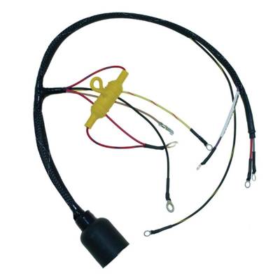 Rareelectrical - Engine Wiring Harness 1973 Compatible With Johnson/Evinrude 50Hp 2-Cylinder Cross Flow Omc Brp