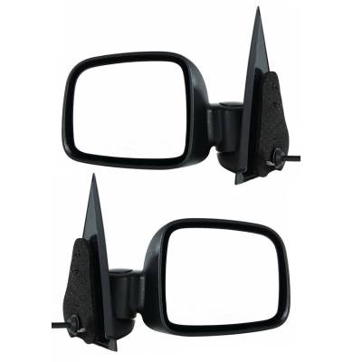 Rareelectrical - OEM Grade Left Driver & Right Passenger Side Door Mirror Fits 2002-2007 Jeep Liberty Power Manual