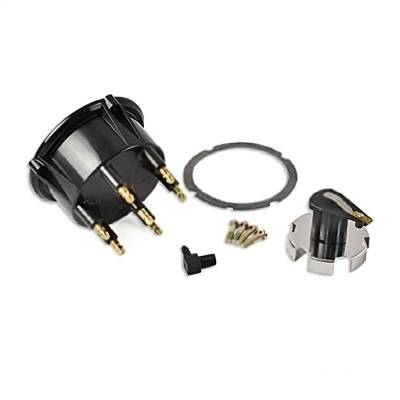Rareelectrical - Distributor Cap Rotor Kit 1985-1997 Compatible With Mercruiser V6 4.3L 225-390Hp Omc Volvo Penta