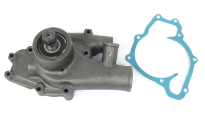 Rareelectrical - New Water Pump Fiber Gaskets Metal Impeller Compatible With Perkins 6.354 T6.354 Cid 5.8L I6 Diesel