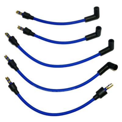 Rareelectrical - New Spark Plug Wire Set Compatible With Mercruiser Omc 4-Cylinder Gm 153 181 Cid Conventional Points