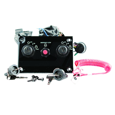 Rareelectrical - New Twin Engine Ignition Panel With Emergency Stop Compatible With 1998-2017 Suzuki Df 60 70 100 115