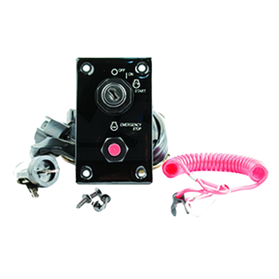 Rareelectrical - New Single Engine Ignition Switch Panel E-Stop Compatible With 1998-2019 Suzuki Df Series 4-Stroke