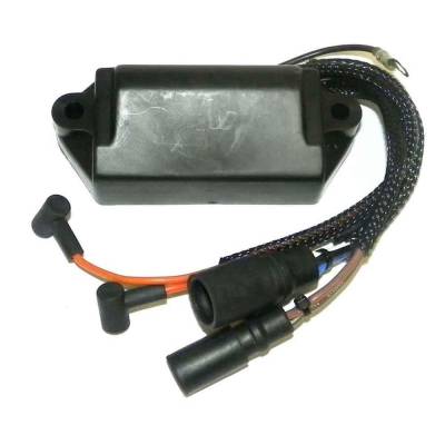 Rareelectrical - Ignition Power Pack Cd4 Module No Rpm Limit Compatible With Johnson Evinrude 88Hp 90Hp 110Hp V4