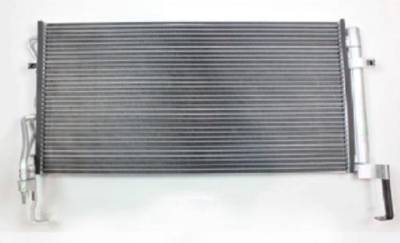 Rareelectrical - New Ac Condenser Compatible With 20007-2009 Hyundai Santa Fe Pfc Block Fitting 976062B000 P40534