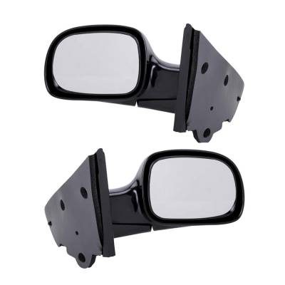 Rareelectrical - Left Driver & Right Passenger Side Door Mirror Compatible With 2001-2007 Chrysler Grand Voyager