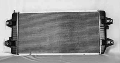Rareelectrical - New Radiator Assembly Compatible With Gmc 03-05 Savana 1500 2500 3500 4.8L 5.3L 6.0L 6.6L V8 21688