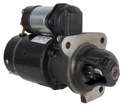 Rareelectrical - New 10-Tooth Starter Motor Compatible With 1969-1975 Massey Ferguson Mf-135 Mf-150 Mf-2135 Farm