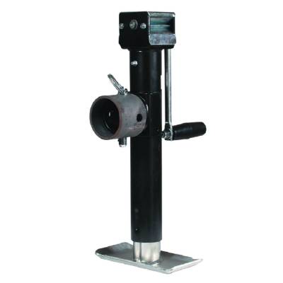 Rareelectrical - Implement Jack Compatible With John Deere Farm Equipment Utility Trailers Weld-On Collar Pipe Mount